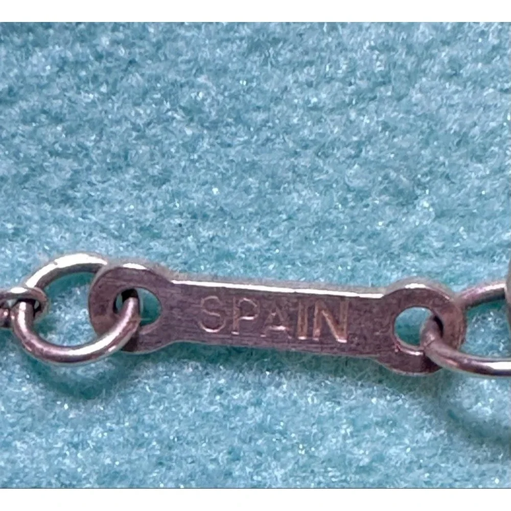 Vintage Tiffany & Co Elsa Peretti Teardrop 5 Charm Bracelet 7in - Picture 8 of 10